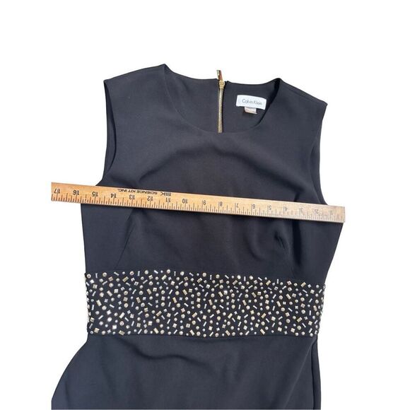 Calvin Klein Black Sleeveless Sheath Dress - Picture 11 of 13